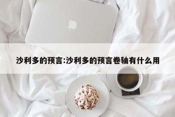 沙利多的预言:沙利多的预言卷轴有什么用